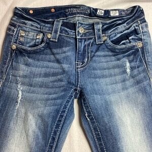 Miss Me JP5465B Boot Blue Jeans size 26